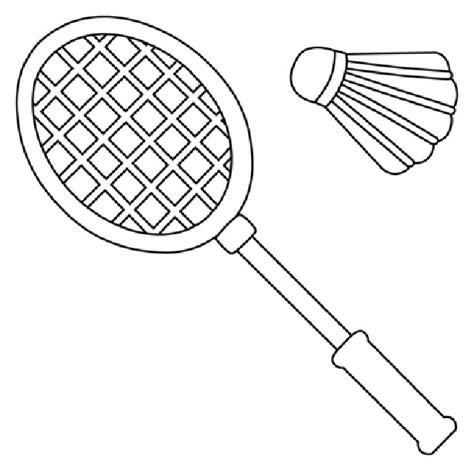 25 Desenhos De Badminton Para Imprimir E Colorir Pintar