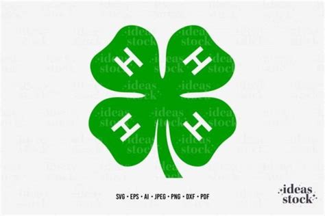 H Svg H Clover Svg H Showmanship Graphic By Ideasstock Creative