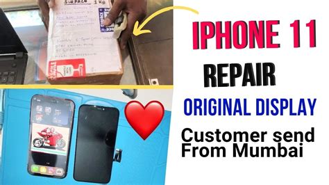 Iphone 11 Repair Original Display Customer Send From Mumbai Bsas Mobile Service ️ Hindi Video