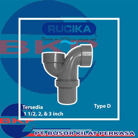 Jual P Trap 3 Inch Pvc Rucika D Sambungan Pipa Shopee Indonesia