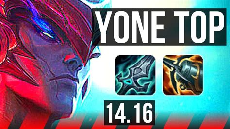 YONE Vs FIORA TOP 6 1 4 6 Solo Kills 600 Games Dominating EUW