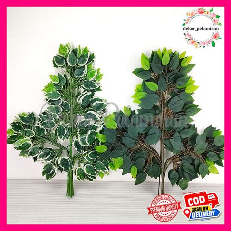 Jual Cod Lusin Daun Beringin Latex Artificial Dekorasi Untuk