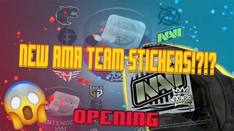 New Insane Rmr Team Sticker Capsule Opening Youtube