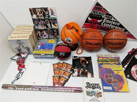 Lot Detail 1980 1990 Basketball Memorabilia Lot 100