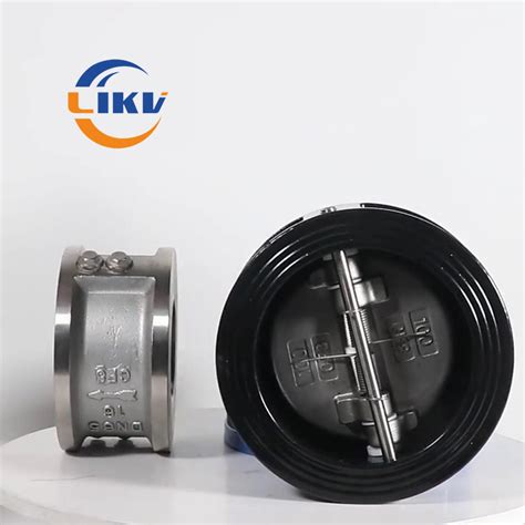 Dn100 Pn16 Wafer Check Valve Cf8 Disc 2inch 12inch Non Return Valve Swing Check Valve Supplier