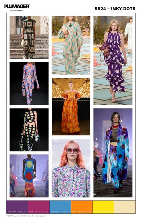 Print Trend Forecast Spring Summer 2024 Plumager Inc School