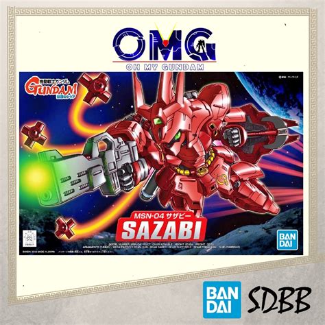 Bandai Sdbb Sazabi Gundam Bb382 58280 Sd Sazabi Gundam Sazabi Sd Bb 382