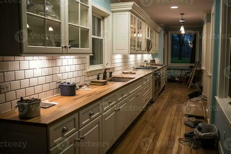 Kitchen Renovation Process Repair Construction Ai Generated 33688323