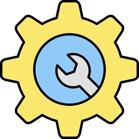 Maintenance Generic Thin Outline Color Icon