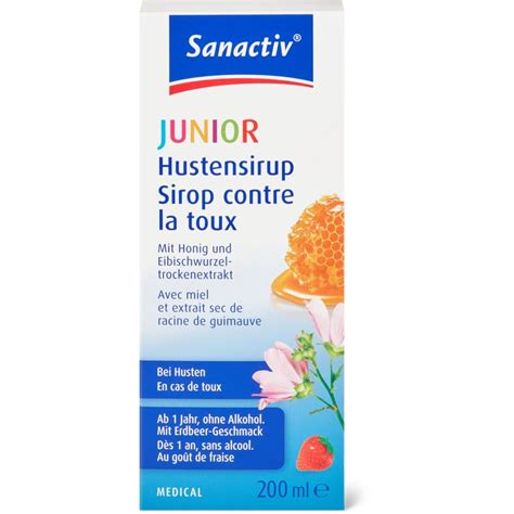 Kaufen Sanactiv Hustensirup Junior Migros