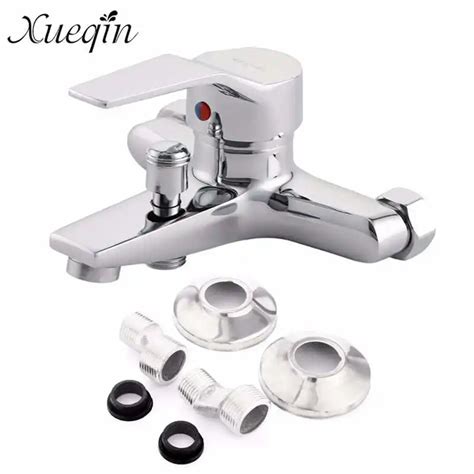 Xueqin Wall Mounted Bathroom Faucet Bath Tub Mixer Tap Shower Faucet