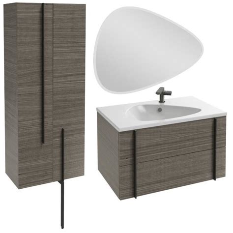 Meuble Lavabo Simple Vasque Cm Jacob Delafon Nouvelle Vague Chene