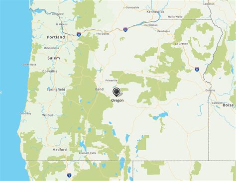 Oregon Map Of Cities Mapquest