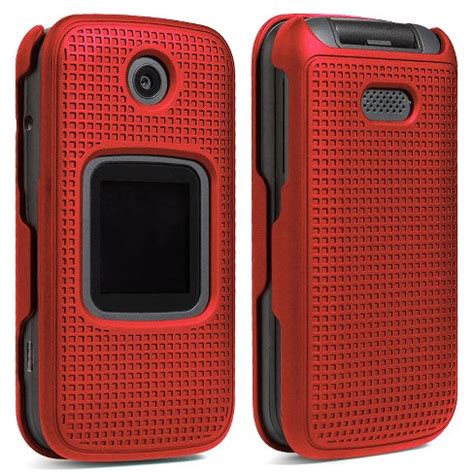 Nakedcellphone Hard Case For Alcatel Smartflip, Go Flip 3 (2019) - Red ...