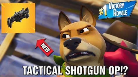 Fortnite New Tactical Shotgun In Fortnite Is Op New Legendary Tactical