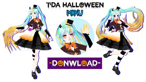 Mmd Tda Halloween Miku Download By Prestonthecat On Deviantart