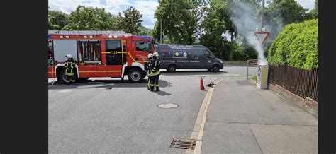 14 06 2023 Brand In Einem Stromverteilerkasten Freiwillige Feuerwehr