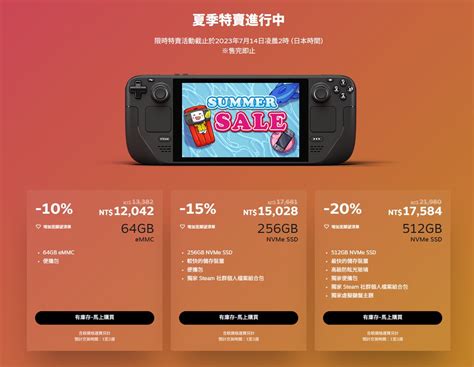 Steam Deck夏季特賣限時兩周 最大容量512gb版本兩萬有找 Ettoday遊戲雲 Ettoday新聞雲