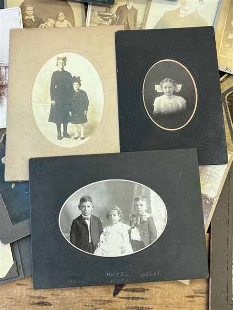 antique studio portraits   children etsy