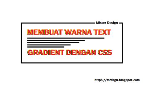 Kunci Utamacara Ampuh Membuat Warna Text Gradient With Cssini Hasilnya