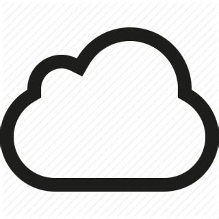 Cloud Outline Icon Transparent Cloud Outline Png Images Vector