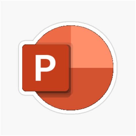 "Microsoft PowerPoint" Sticker for Sale by RalfEs | Redbubble