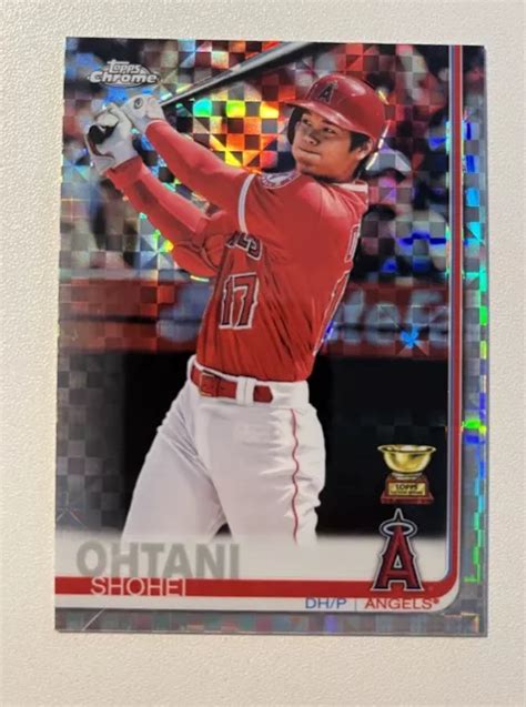 Shohei Ohtani 2019 Topps Chrome Xfractor RÉfractor Rookie Cup Angels