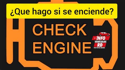 Que Hago Si Se Enciende La Luz De Falla De Averia Check Engine YouTube