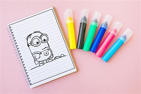 25 Minions Coloring Pages 25 Cute Minions Printable Coloring Etsy