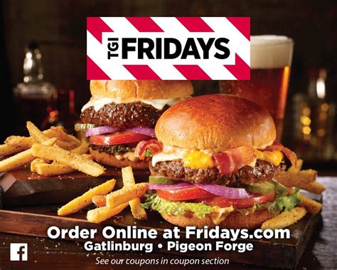 TGI Fridays Coupon — Smoky Mountain Coupon Book