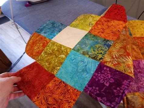 Batik Zig Zag Table Runner Etsy