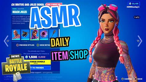 Asmr Fortnite Beach Jules And Brutus Skins Are Back Daily Item Shop