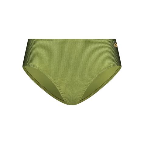 Ten Cate Beach Midi Bikini Broekje Dames Shiny Green