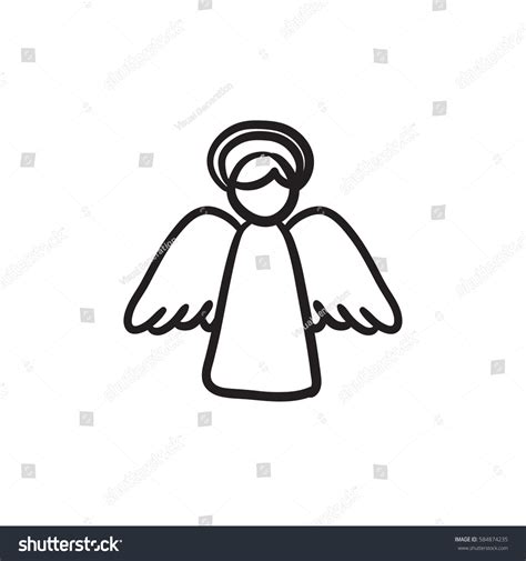 Simple Angel Drawings For Kids