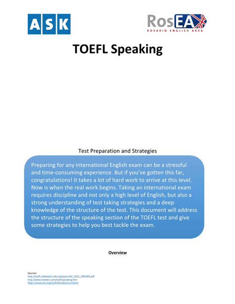 Pdf Toefl Speaking Repositoryurosario