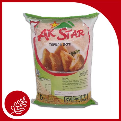 Jual Tepung Panir Tepung Roti Ak Star Breadcrumb Mix 10kg Makanan