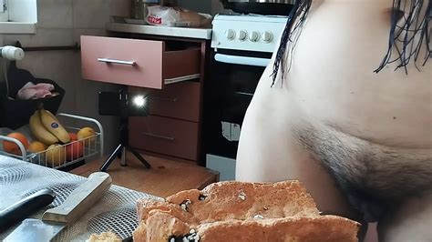 Peluda Esposa Culona Co O Peludo Grandes Pezones Sexy Esposa Amateur En La Cocina Xhamster