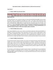 Actividad De Analisis Y Reflexion Evaluacion Y Seleccion De Inversiones