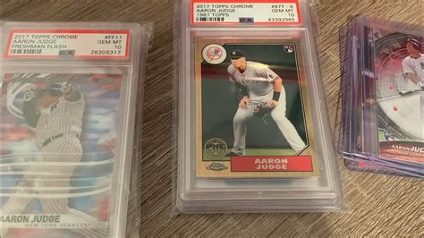 Aaron Judge Sports Cards Rookie PSA 10s And Lot Of RCs Judge