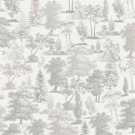 Muriva Oakley Taupe Wallpaper Wilko