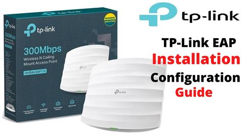 TP Link EAP 115 Installation Configuration Tp Link Access Point