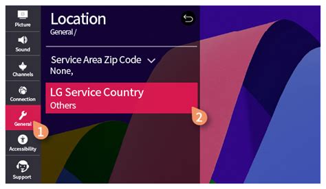 Lg Tv How To Change The Tv Location Setting Lg Usa Support
