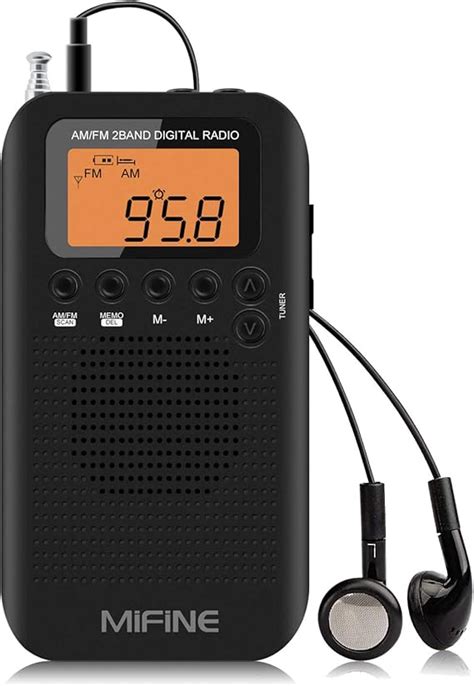 Portable Pocket Radio AM FM Mifine Small Digital Amazon Co Uk