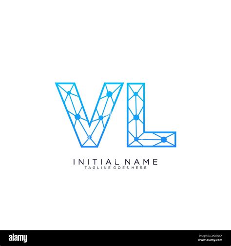 Vl Tech Logo Icon Design Template Stock Vector Image And Art Alamy