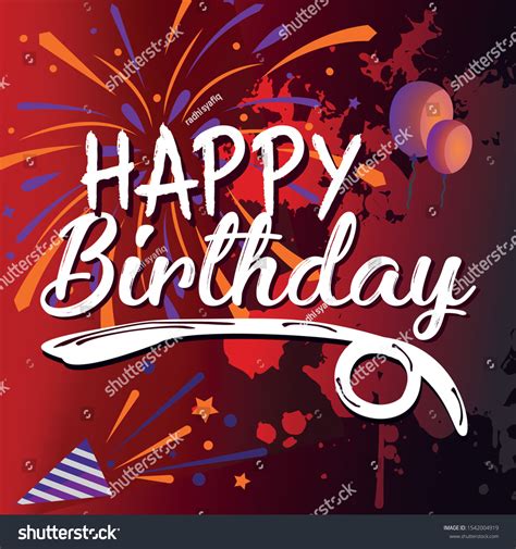 Happy Birthday Happy Birthday Creative Design Stock Vector Royalty