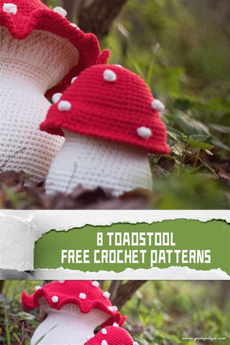 8 Toadstool FREE Crochet Patterns IGOODideas