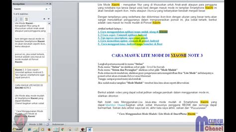 Cara Mudah Mencari Dan Mengganti Kata Kalimat Di Microsoft Word YouTube