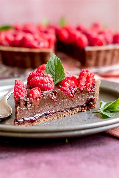 Chocolate Raspberry Tart The Cozy Plum