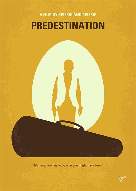 No1384 My Predestination minimal movie poster Digital Art by Chungkong ...