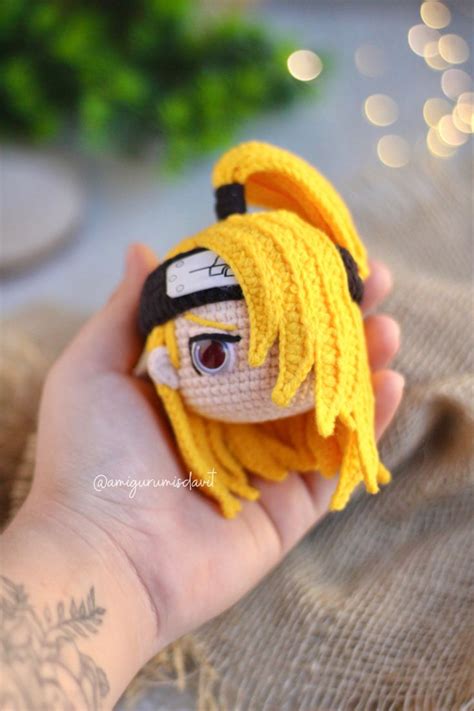 Deidara Amigurumi Akatsuki Ursos De Pel Cia De Croch Receita De